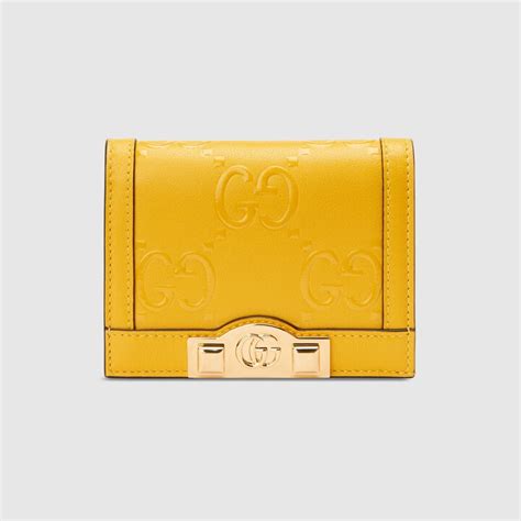 gucci wallet yellow|saks Gucci wallet.